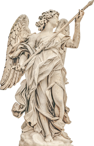Angel with Spear Sculpture